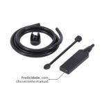 Chuveiro Elétrico Eletrônico 220V 7800w Preto e Cromado Quadrado Acqua Duo Ultra Lorenzetti - Imagem 7