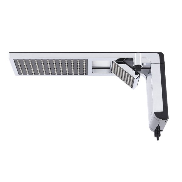 Chuveiro Elétrico Eletrônico 220V 7800w Preto e Cromado Quadrado Acqua Duo Ultra Lorenzetti - Imagem 9