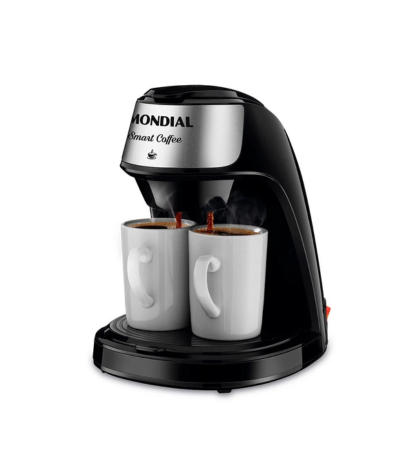 Cafeteira Elétrica 2 Xícaras Preta Smart Coffee - C-42-2X-BI - Mondial