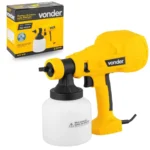 Pistola Elétrica Para Pintura Pev400 Hvlp 800ml Vonder Cor Amarelo/Preto 110v - 220v - Imagem 9