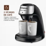 Cafeteira Elétrica 2 Xícaras Preta Smart Coffee - C-42-2X-BI - Mondial - Imagem 4
