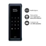 Fechadura digital de sobrepor com senha Smart lock - SL140 Papaiz - Imagem 5