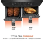 Fritadeira Elétrica sem óleo Air Fryer Dual com cesto duplo 8L 2000 Watts - AFD-01-BI | Mondial - Imagem 5