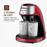 Cafeteira Elétrica 2 Xícaras Vermelha Smart Coffee - C-42-2X-RI - Mondial - Imagem 7