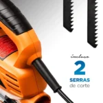 Serra tico tico 450W corte 60mm com 2 lâminas By Rodrigo Hilbert ST-RH-01 220v Mondial - Imagem 5