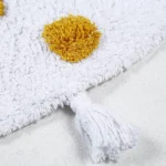 Tapete Redondo Infantil 1,10 M Poa Color - Off White Color - Imagem 2