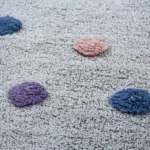 Tapete Redondo Infantil 1,10 M Poa Color - Cinza Colors - Imagem 2