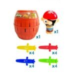 Jogo Pula Barril Do Pirata Médio Brinquedo Infantil - Imagem 5