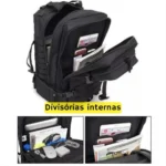 Mochila Masculina Impermeável Tática Militar Reforçada Grande Resistente - Imagem 8