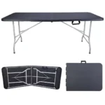 Mesa Dobrável Vira Maleta Portátil Jardim Camping 1,80m - Imagem 4