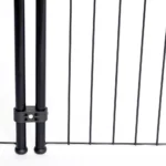 Cercado Pet Dobrável Portátil de Segurança Utility Preto - Imagem 2