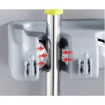 Suporte Organizador De Vassouras 5 Lugares 6 Ganchos - Imagem 5