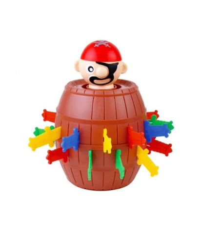 Jogo Pula Barril Do Pirata Médio Brinquedo Infantil