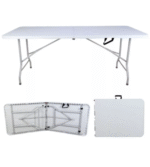 Mesa Dobrável Vira Maleta Portátil Jardim Camping 1,80m