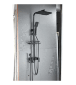 Chuveiro Cromada preta de três/quatro vias