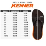 Chinelo Sandália Kenner Rakka - U1 Preto - Imagem 6