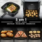 Air Fryer Oven Electrolux por Rita Lobo 12L Digital Grafite Experience 1700W (EAF85) - Imagem 2