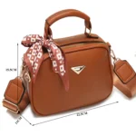 Bolsa Feminina Alça De Gorssa Transversal com Laço - Imagem 3