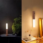 Luminária LED Inteligente com Sensor Movimento Magnética Recarregável para Parede Luz Quente - Imagem 4