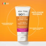 Protetor Solar 12HS Anti-Idade Toque Seco Anti-Calor – Biosole Super Age FPS 90 40ml - Imagem 4