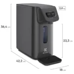 Purificador Electrolux Eletrônico Compacto Efficient Painel Mecânico Bivolt Cinza (PE15X) - Bivolt - Imagem 4