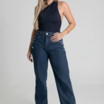 Calça Jeans Sawary Wide Leg - 279699 AZUL
