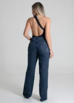 Calça Jeans Sawary Wide Leg - 279699 AZUL - Imagem 4