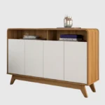 Buffet Eccos - 1,25 m Cor Naturale/Off White