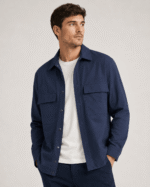 Caban Tecnológico Com Bolsos Tng Azul
