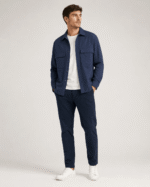 Caban Tecnológico Com Bolsos Tng Azul - Imagem 2