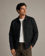 Caban Tecnológico Com Bolsos Tng Preto