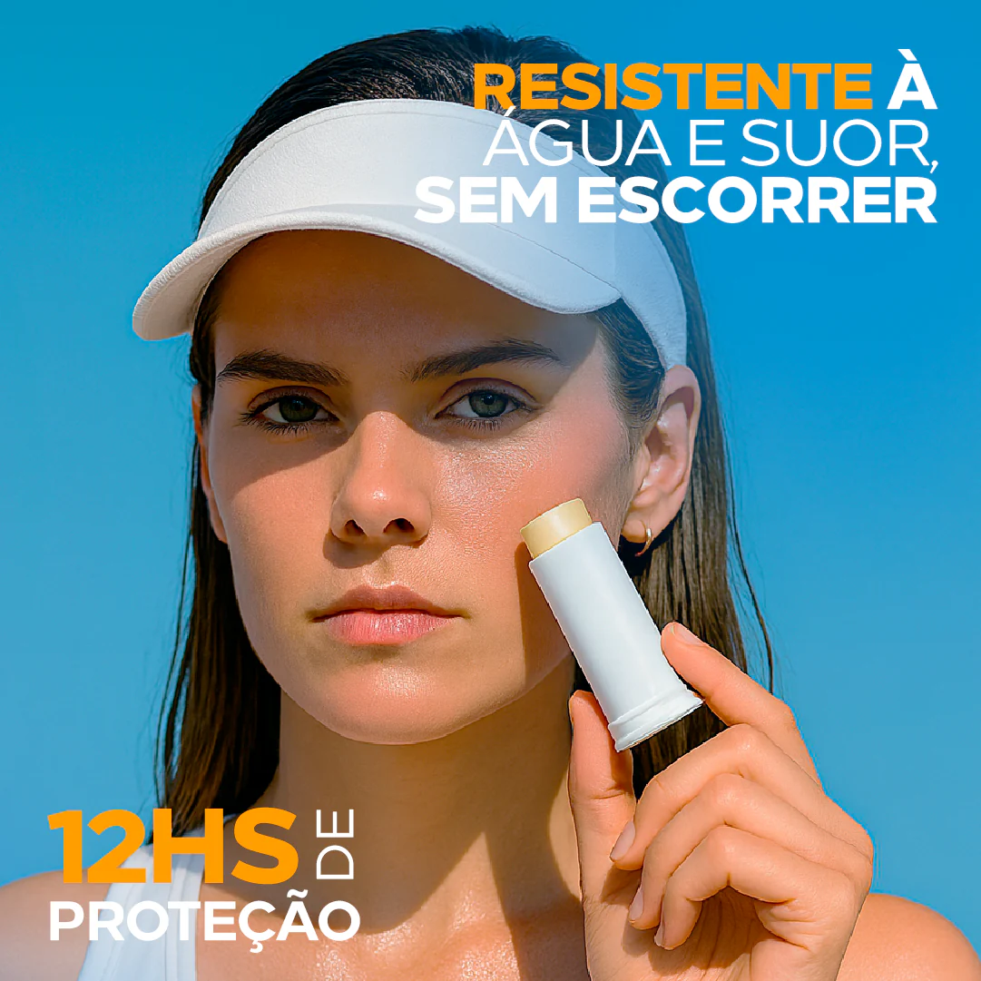 Protetor Solar Facial Stick 12HS Toque Seco – Biosole E Plus Ultra Vitamin FPS 99 - Imagem 4