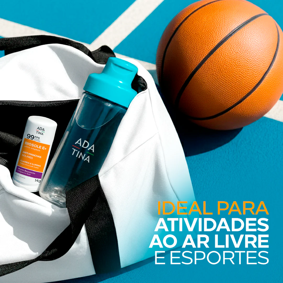 Protetor Solar Facial Stick 12HS Toque Seco – Biosole E Plus Ultra Vitamin FPS 99 - Imagem 5