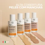 Protetor Solar Facial Fluido 12HS com Cor Alta Cobertura - Bio.Identique FPS 75 - 40ml - Imagem 4