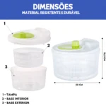 Centrífuga de Salada 3L Manual - Imagem 2