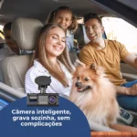 Camera De Carro Interna e Externa Para Gravação Frontal E Traseira Visão Noturna 1080p HD Wifi - Imagem 3