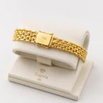Pulseira Cadeado Quádruplo 16mm - Banhado a Ouro 18k - Imagem 6