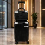 Mala de Viagem Bordo 10kg ABS Roda 360° Cadeado TSA Preta ANAC - Imagem 4
