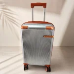 Mala de Bordo 10kg Cinza ABS com Rodas 360° e Cadeado TSA