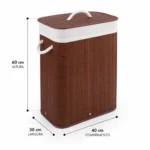 Cesto Lamb 60cm Retro Bambu Escuro Oikos - Imagem 3