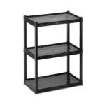 Estante Multiudo 3 Andares 55X30X71 Preto 2003 Dasplast