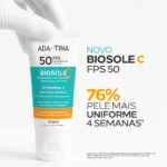 Protetor Solar Facial 12HS Vitamina C Concentrada Anti-Manchas – Biosole C FPS 50 40ml - Imagem 6