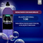 1,5 Litro Finalizador De Caixa De Rodas Automotivo Ecoblack Vonixx Vintex - Imagem 2