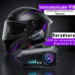 Kit Intercomunicador Bluetooth para Capacete Moto Alcance 15m Bateria Alta Autonomia - Imagem 5