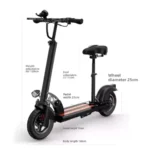 Scooter Elétrico 500W com Assento - Imagem 3