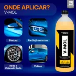 V Mol 1,5L Automotivo Profissional Detailing Premium Alta Performance Original Acabamento Perfeito - Imagem 2