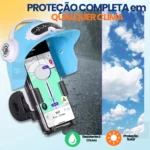 Suporte de Celular para Moto com Capacete Fixação Segura Bicicleta e Navegação Urbana - Imagem 4