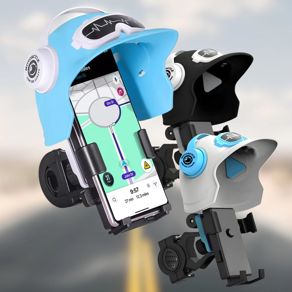 sg-11134201-824jg-mfmqkb1m88p571 Suporte de Celular para Moto com Capacete Fixação Segura Bicicleta e Navegação Urbana - Imagem 1