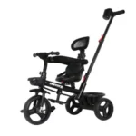 Triciclo Com Empurrador Confort Preto - Imagem 2