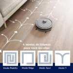 Robô Aspirador Electrolux 4 em 1 Wi-Fi Experience até 1h40 Mapeamento Branco (ERB62) - Bivolt - Imagem 12